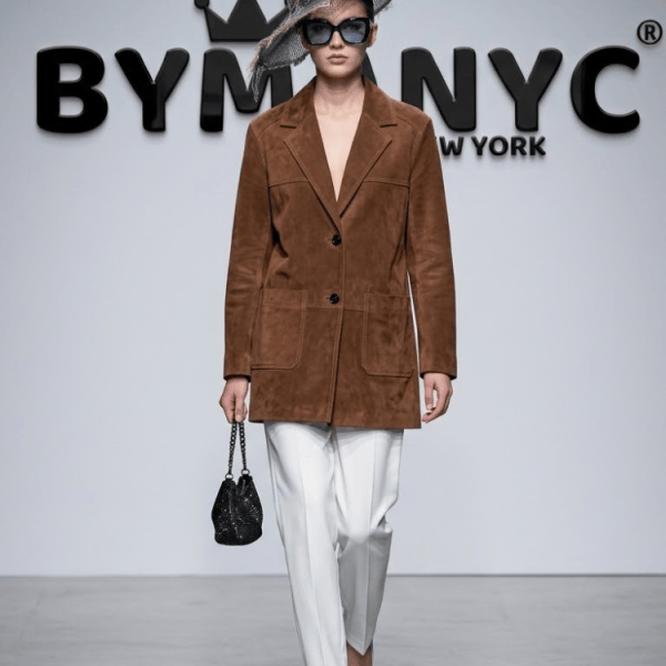 Women's Brown Jacket BYMANYC ® New York CONTEMPORARY VIBRANT MODERN FASHION - New Collection