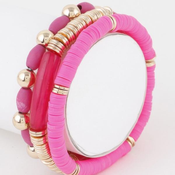 MADISON Triple Layered Bead Bracelet - New Collection Los Angeles - BYMANYC ® New York