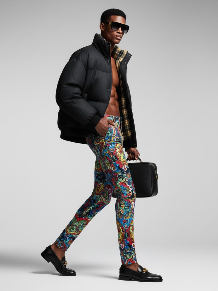 Men's Puffer Jacket HARLEM NYFW New Colecction BYMANYC ยฎ New York
