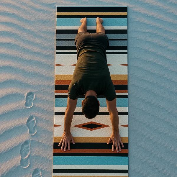 Wolf’s Den Yoga Mat – Non-Slip, Cushioned, and Boldly Designed for Studio, Home & Outdoor Practice
