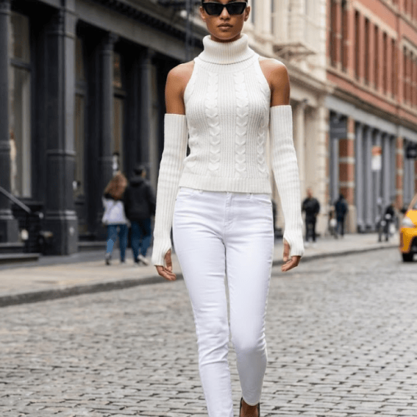 NOLITA Women's Detachable Sleeve Sweater Prêt-à-Porter BYMANYC ® NY