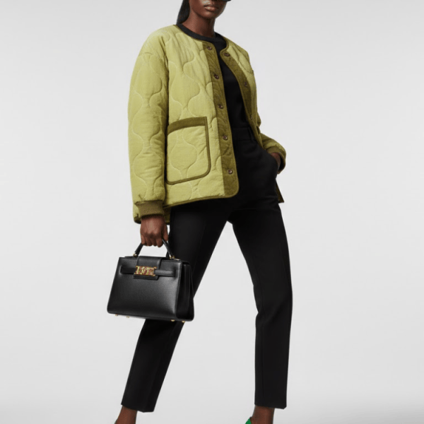 Quilted Jacket New Collection BYMANYC ® New York • Olive Green Utility