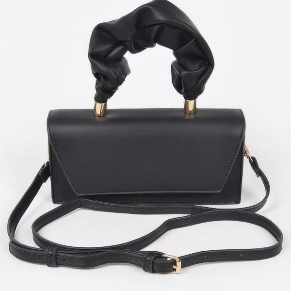 SOHO Wrinkled Handle Flap Clutch - New Collection Los Angeles - BYMANYC ® New York