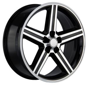 Iroc Gloss Black Machined