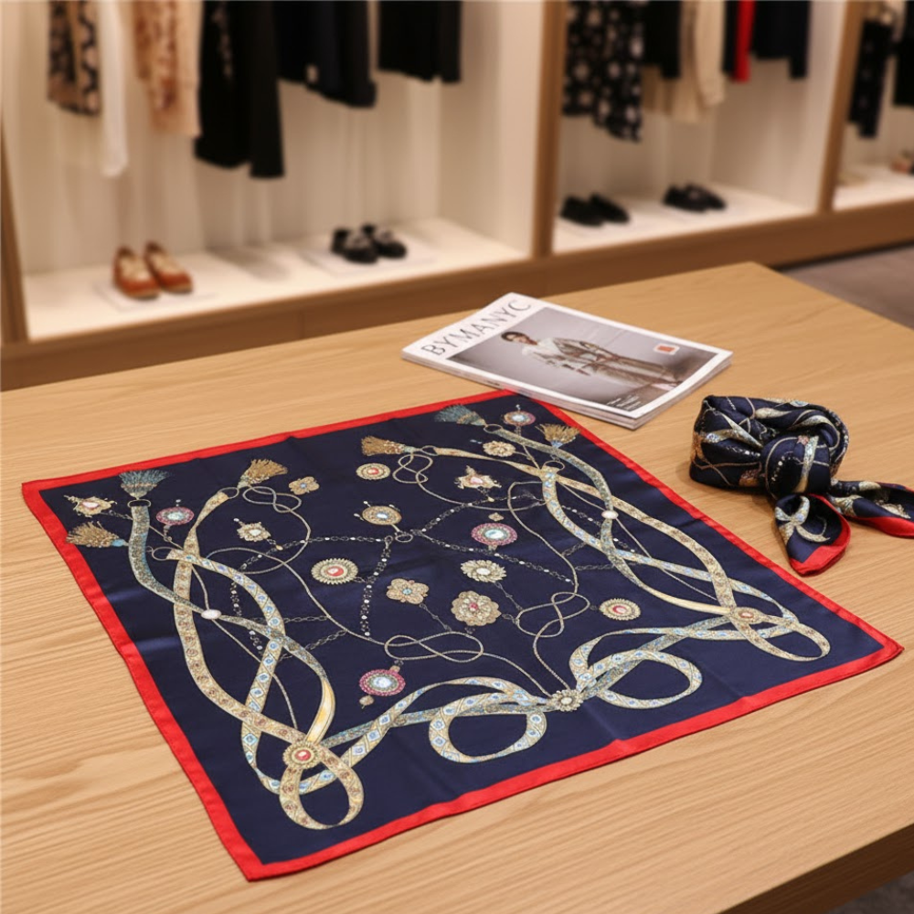 Scarf CHAIN LINK LUXE Metropolitan Collection BYMANYC ยฎ New York