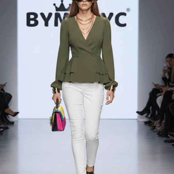 Sculptural Peplum Blouse • HUDSON New Collection BYMANYC ® New York