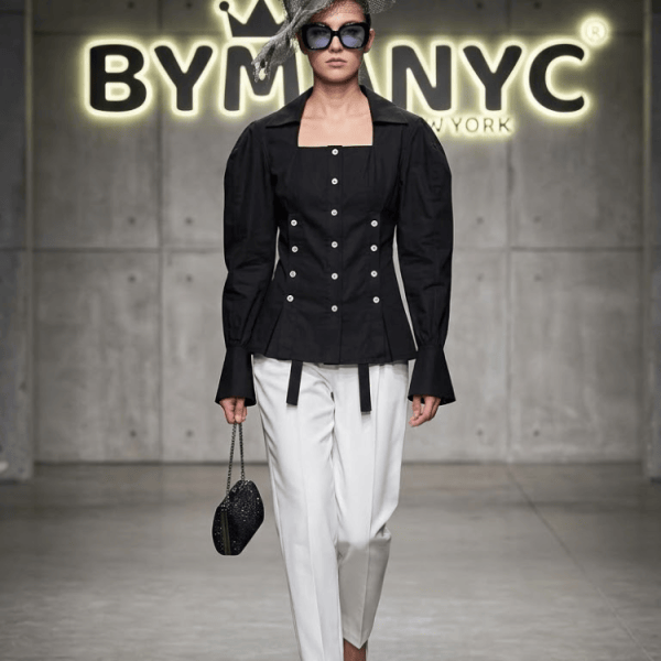 Women's Avant-Garde Corset Blouse BYMANYC ® New York CONTEMPORARY VIBRANT MODERN APPAREL - New Collection