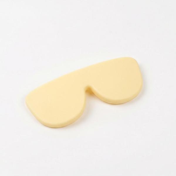 Flexible Silicone Glasses Case- Funda de Gafas de Silicona Flexible - Vainilla