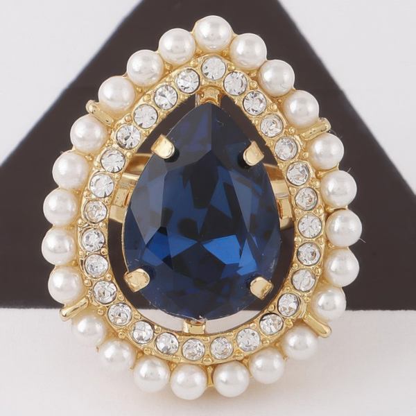 Women's Jeweled Rhinestone Ring BYMANYC ® New York CONTEMPORARY VIBRANT MODERN JEWELRY - New Collection