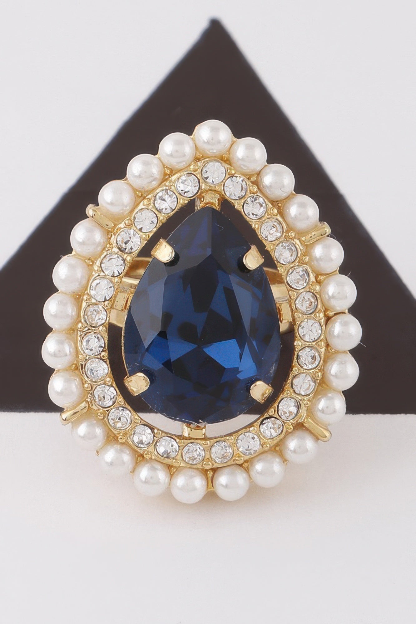 Women's Jeweled Rhinestone Ring BYMANYC ยฎ New York CONTEMPORARY VIBRANT MODERN JEWELRY - New Collection