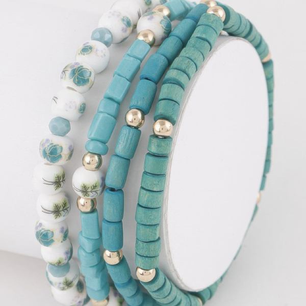 Women's Nature Beaded Bracelet BYMANYC ® New York CONTEMPORARY VIBRANT MODERN JEWELRY - New Collection