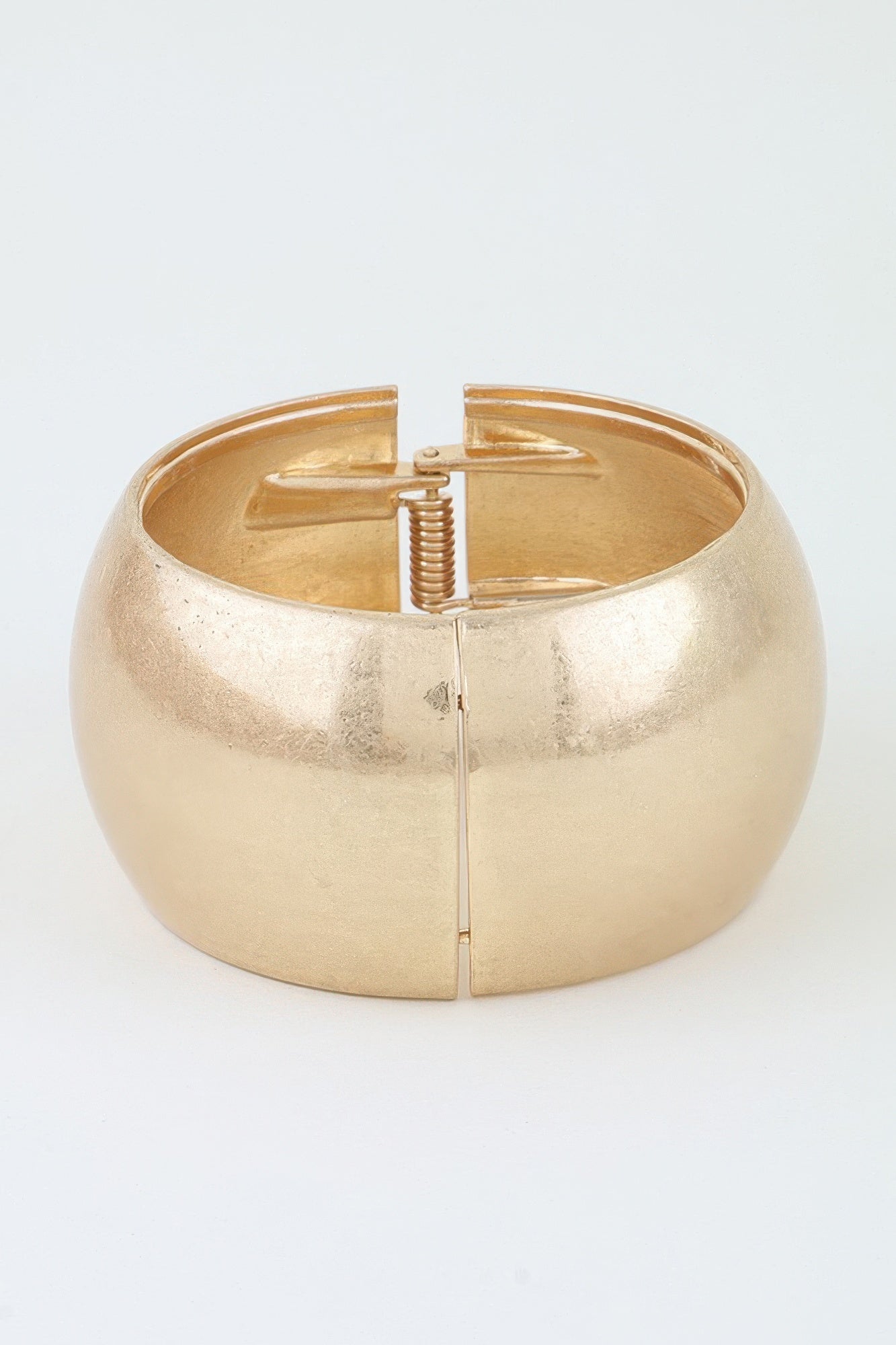 Women's Cuff Bracelet Polished Matte Wide Dome BYMANYC ยฎ New York MODERN SCULPTURAL BANGLE - New Collection