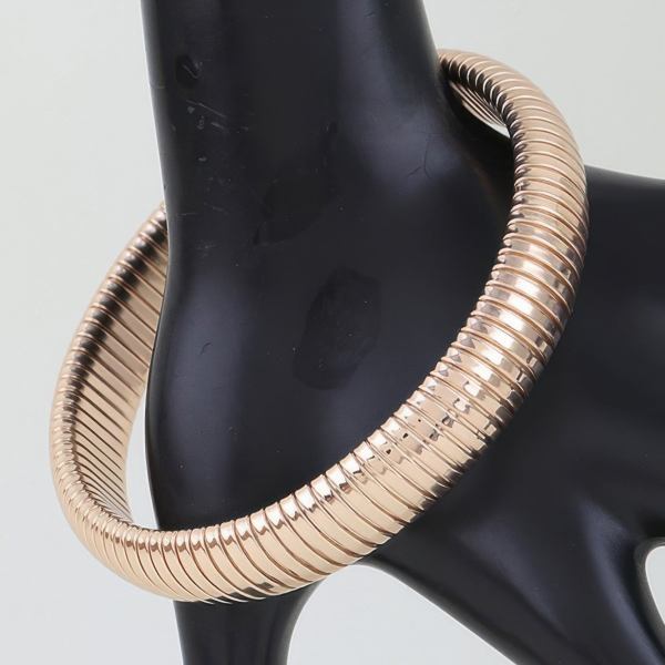 Women's Bangle Bracelet Polished Snake Chain BYMANYC ® New York SLEEK FLUID WRISTBAND - New Collection