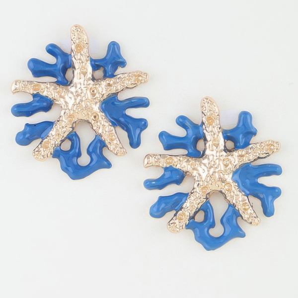 Women's Earrings Studs Starfish BYMANYC ® New York HAMPTONS CORAL - New Collection