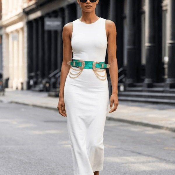 WOMEN'S BELT • SOHO Fashion Chic Two Buckle BYMANYC ® New York