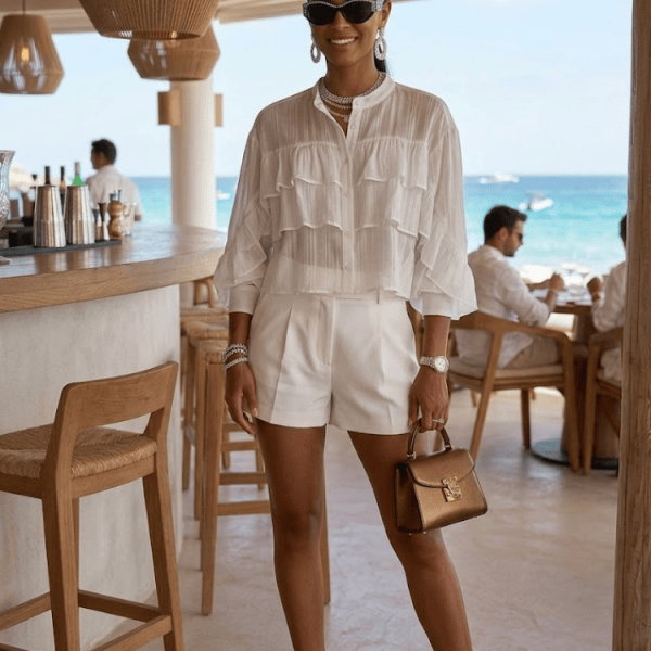 WOMEN'S BLOUSE CHELSEA New Collection IBIZA Summer – BYMANYC ® New York