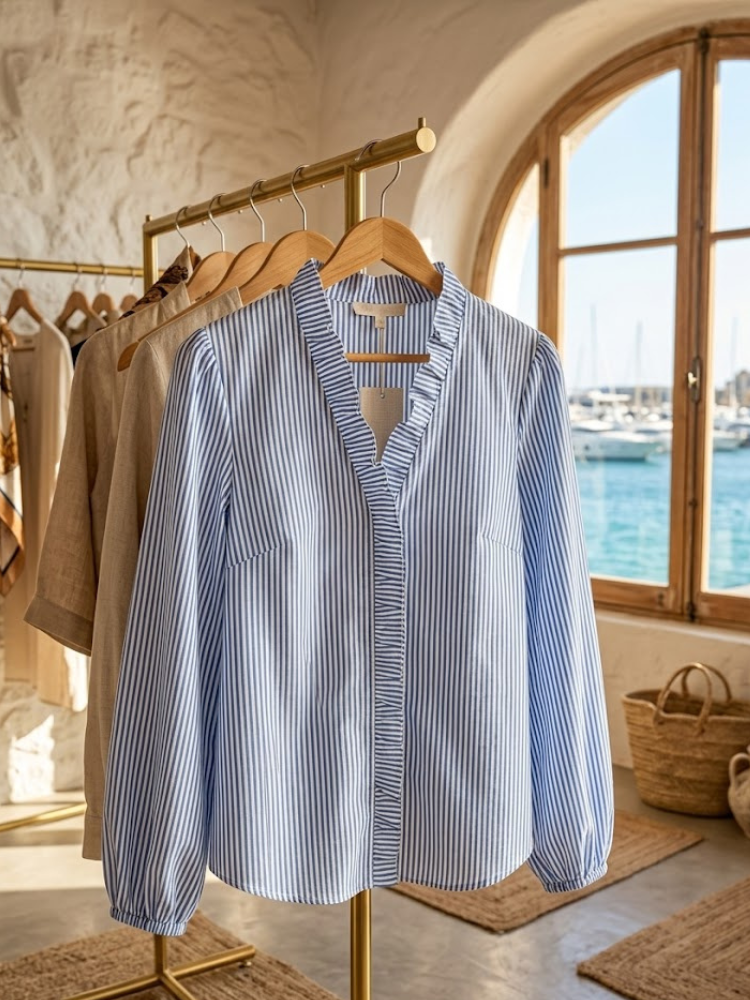WOMEN'S BLOUSE ORLANDO - Boutique Fashion Top - BYMANYC ยฎ New York