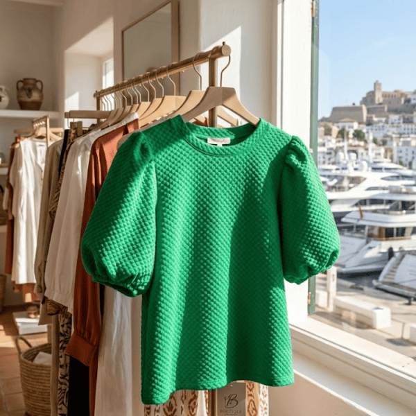 WOMEN'S BLOUSE PALM BEACH - Boutique Fashion Top - BYMANYC ® New York