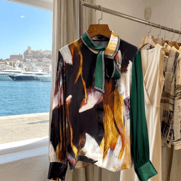WOMEN'S BLOUSE PALM SPRINGS - Boutique Fashion Top - BYMANYC ® New York