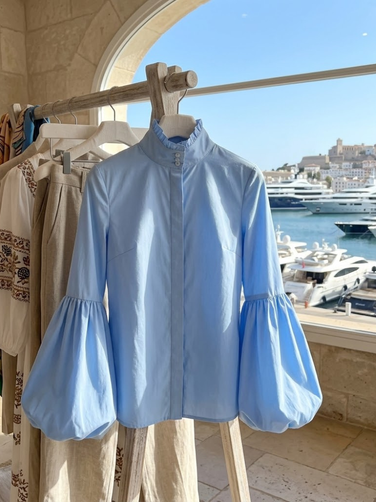 WOMEN'S BLOUSE PORTLAND - Boutique Fashion Top - BYMANYC ยฎ New York
