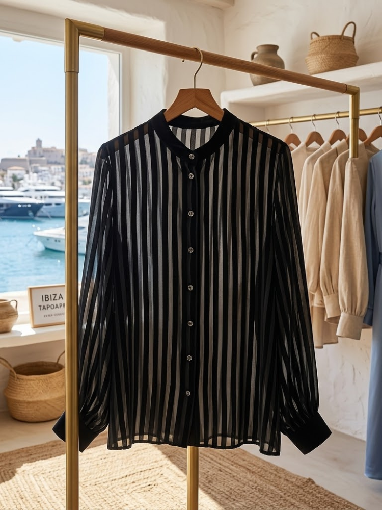 WOMEN'S BLOUSE SAN DIEGO - Boutique Fashion Top - BYMANYC ยฎ New York