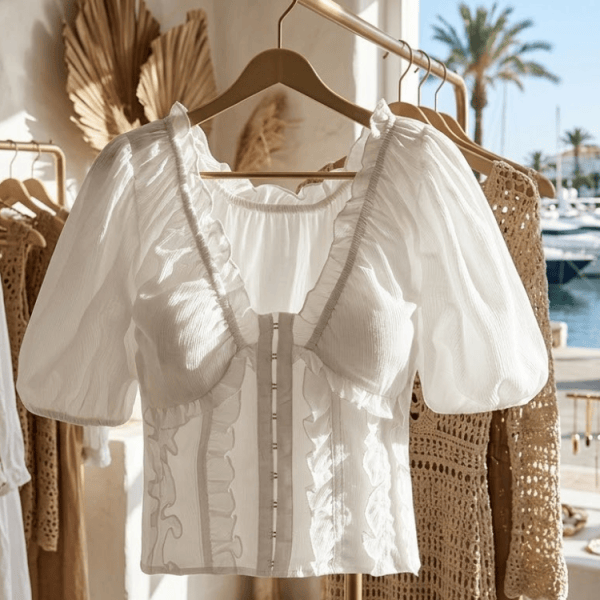 WOMEN'S BLOUSE WASHINGTON - Boutique Fashion Top - BYMANYC ® New York