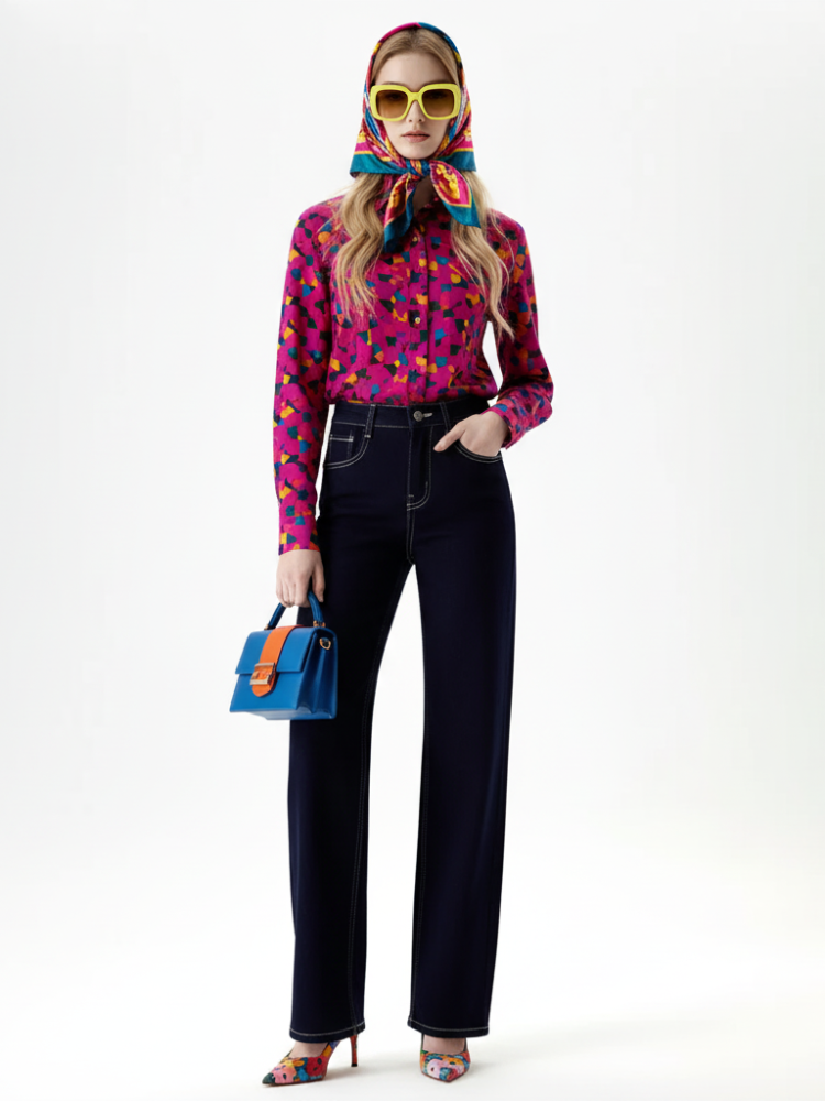 Wide-Leg Cropped Jeans, Fifth Avenue | Women - BYMANYC ยฎ New York