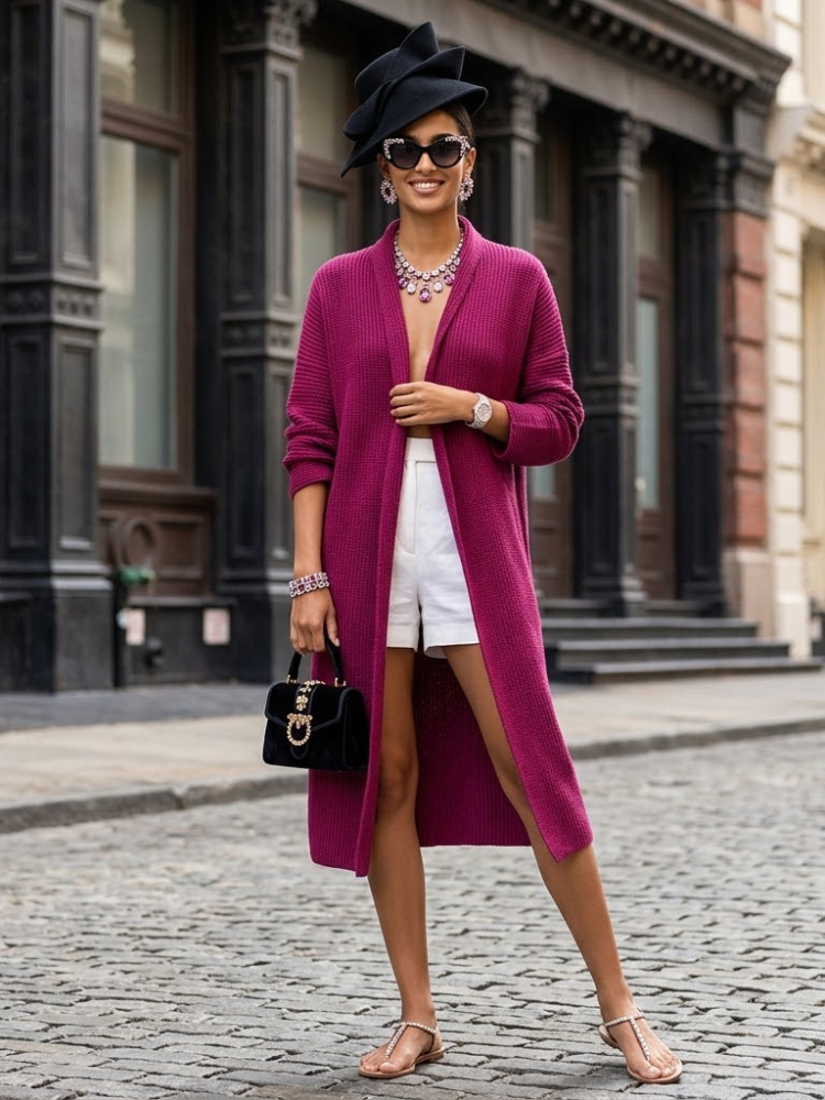 Woman's Cardigan ASTOR PLACE New Collection FASHION CHIC - BYMANYC ยฎ New York