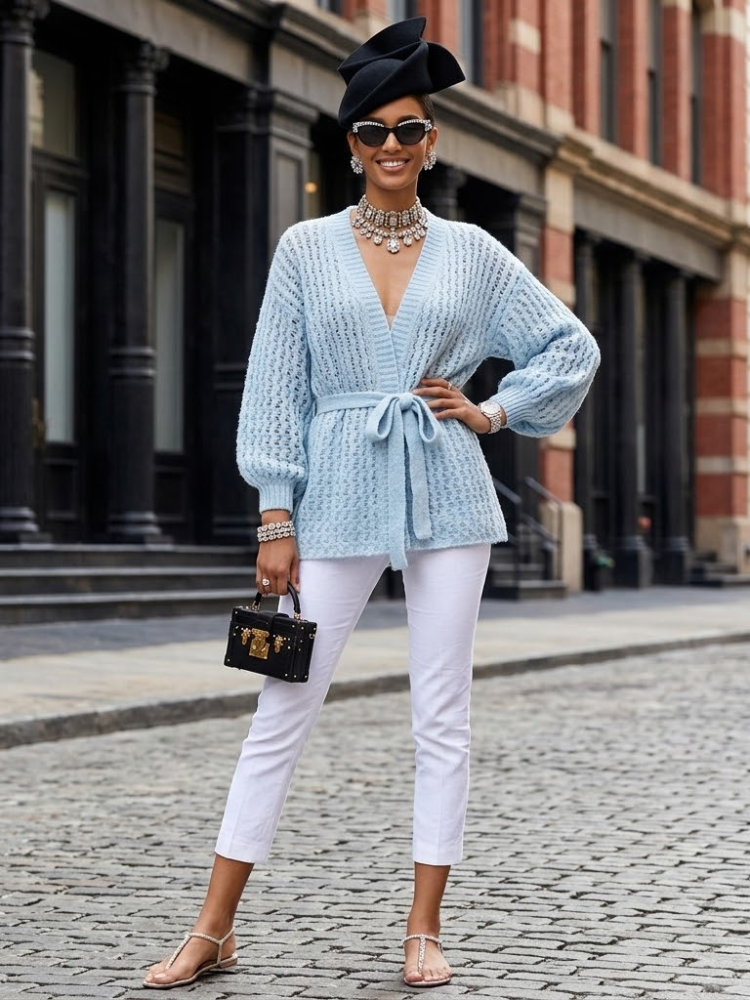 Woman's Cardigan GRAMERCY New Collection FASHION CHIC - BYMANYC ยฎ New York