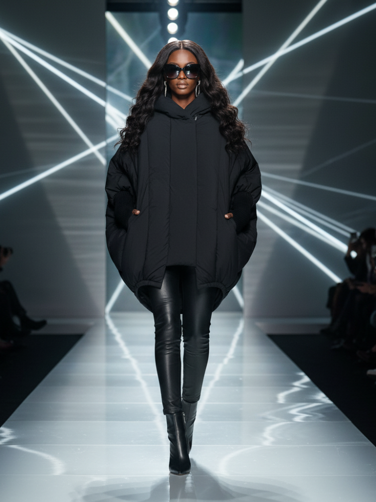 Women's Cape Coat FINANCIAL DISTRICT COUTURE BYMANYC ยฎ New York