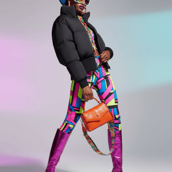 Women's Cropped Puffer Jacket HARLEM ECO FASHION BYMANYC ® New York