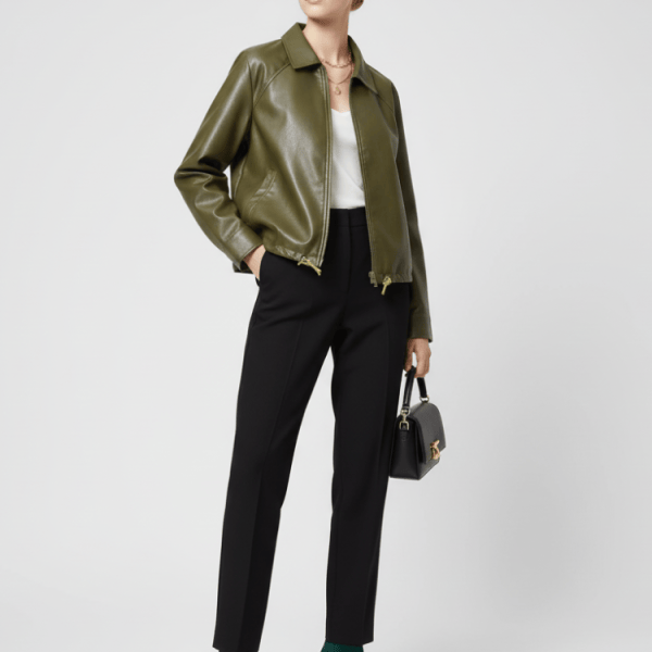 Women's Faux Leather Jacket WEST VILLAGE ECO FASHION BYMANYC ® New York