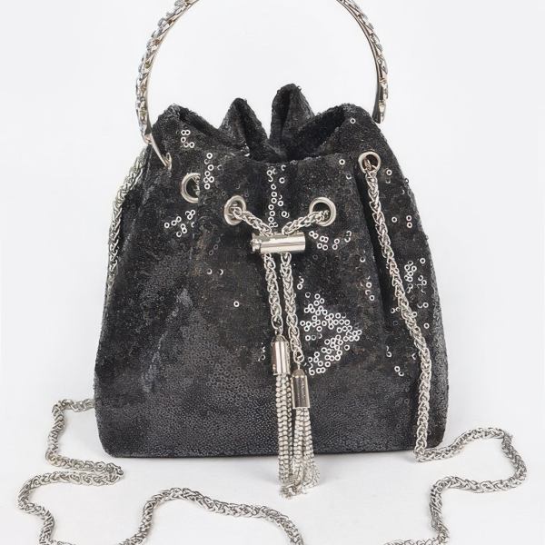 Women's Handbag Sequins Bucket Bag - NOHO - BYMANYC ® New York