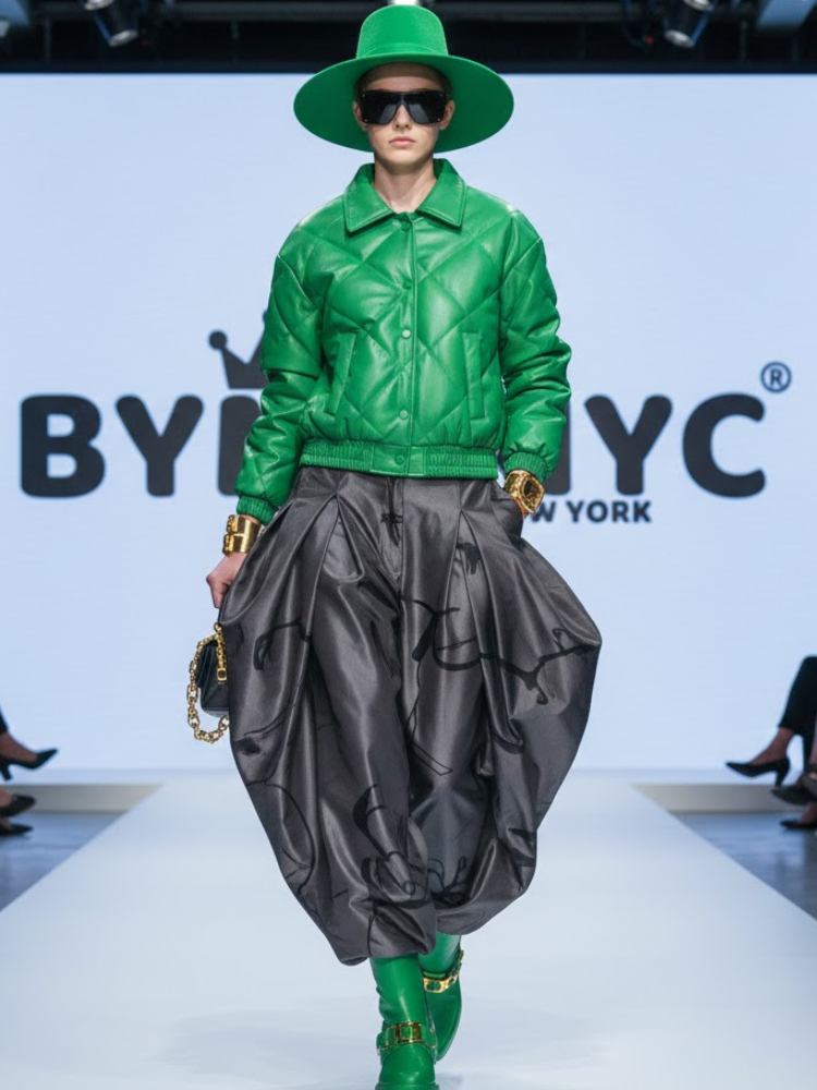 Women's Jacket VEGAN SUTTON PLACE Prรชt-ร -Porter Colecction BYMANYC ยฎ New York