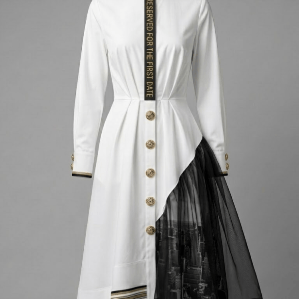 Women's Limited Edition FIFTH AVENUE Shirt Dress | GARMENT DISTRICT Collection | BYMANYC ® New York