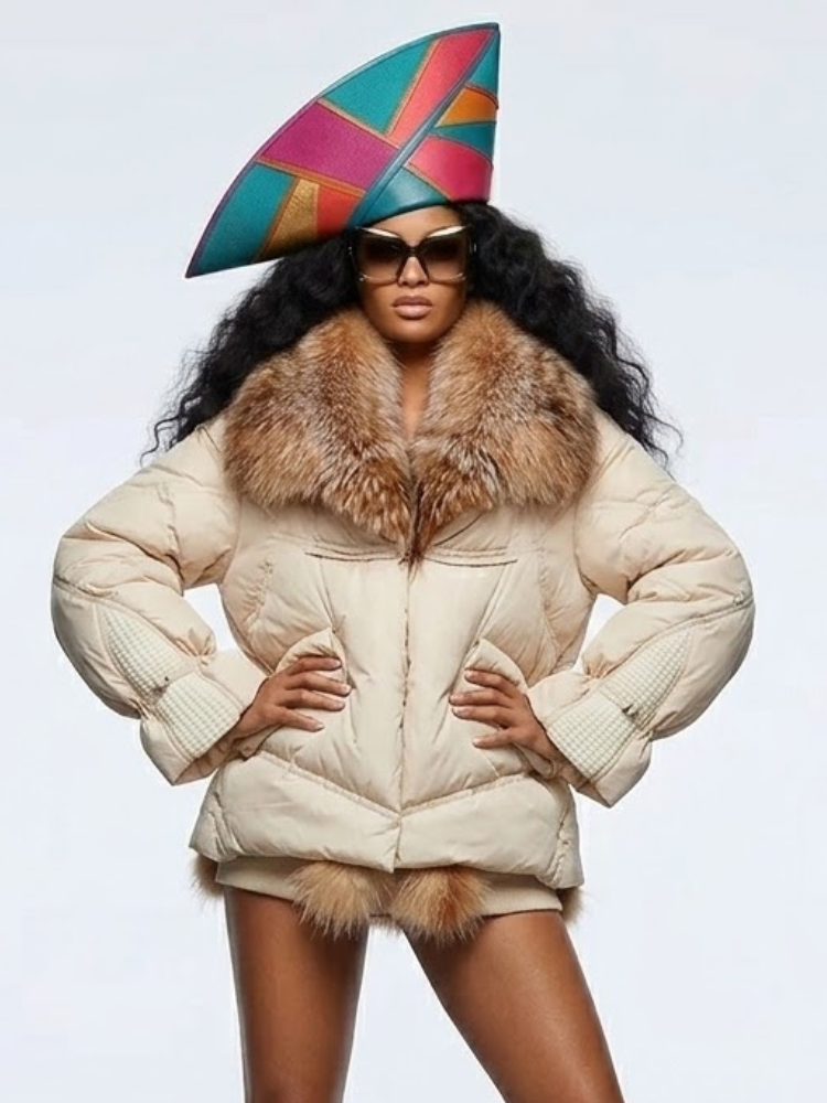 Women's Luxury Puffer Jacket ASPEN CHIC New Collection Prêt-à -Porter BYMANYC ® New York