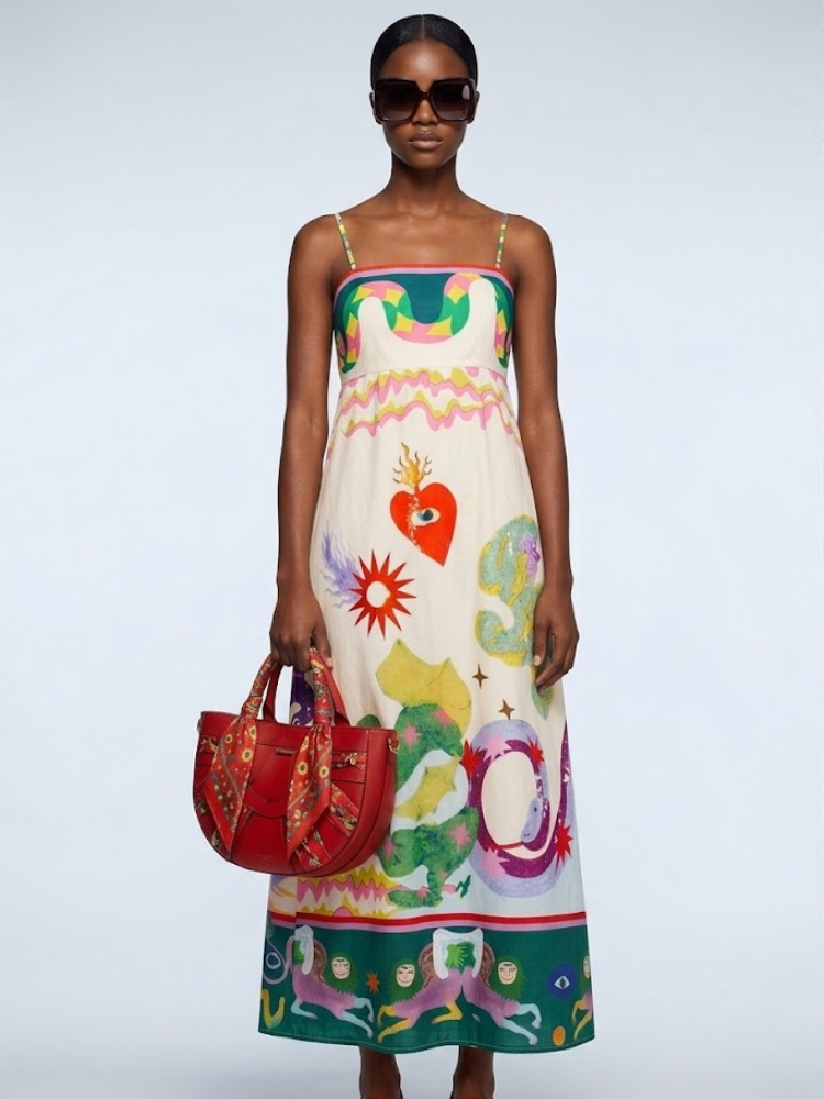Women's Summer Maxi Dress EAST VILLAGE | BYMANYC ยฎ New York