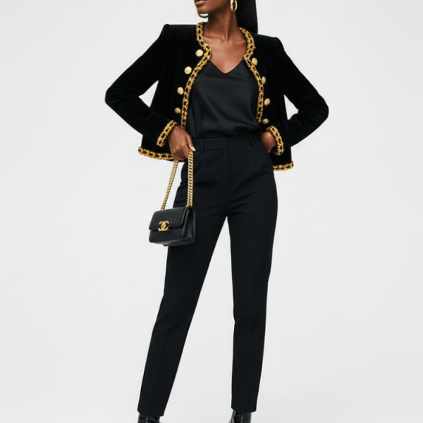 Women's Velvet Jacket GRAMERCY ECO COUTURE BYMANYC ® New York