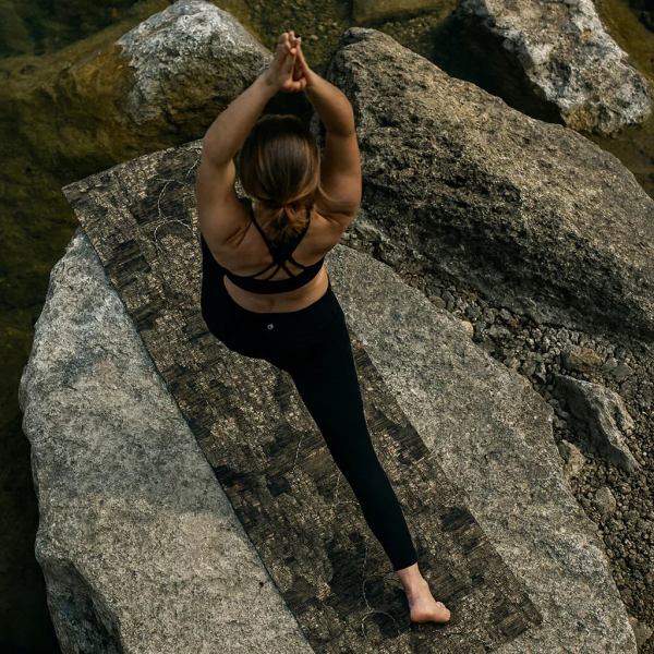 Realtree x Yune Yoga Timber Camo Yoga Mat – Eco-Friendly, Non-Slip 6mm PER Mat for All Levels