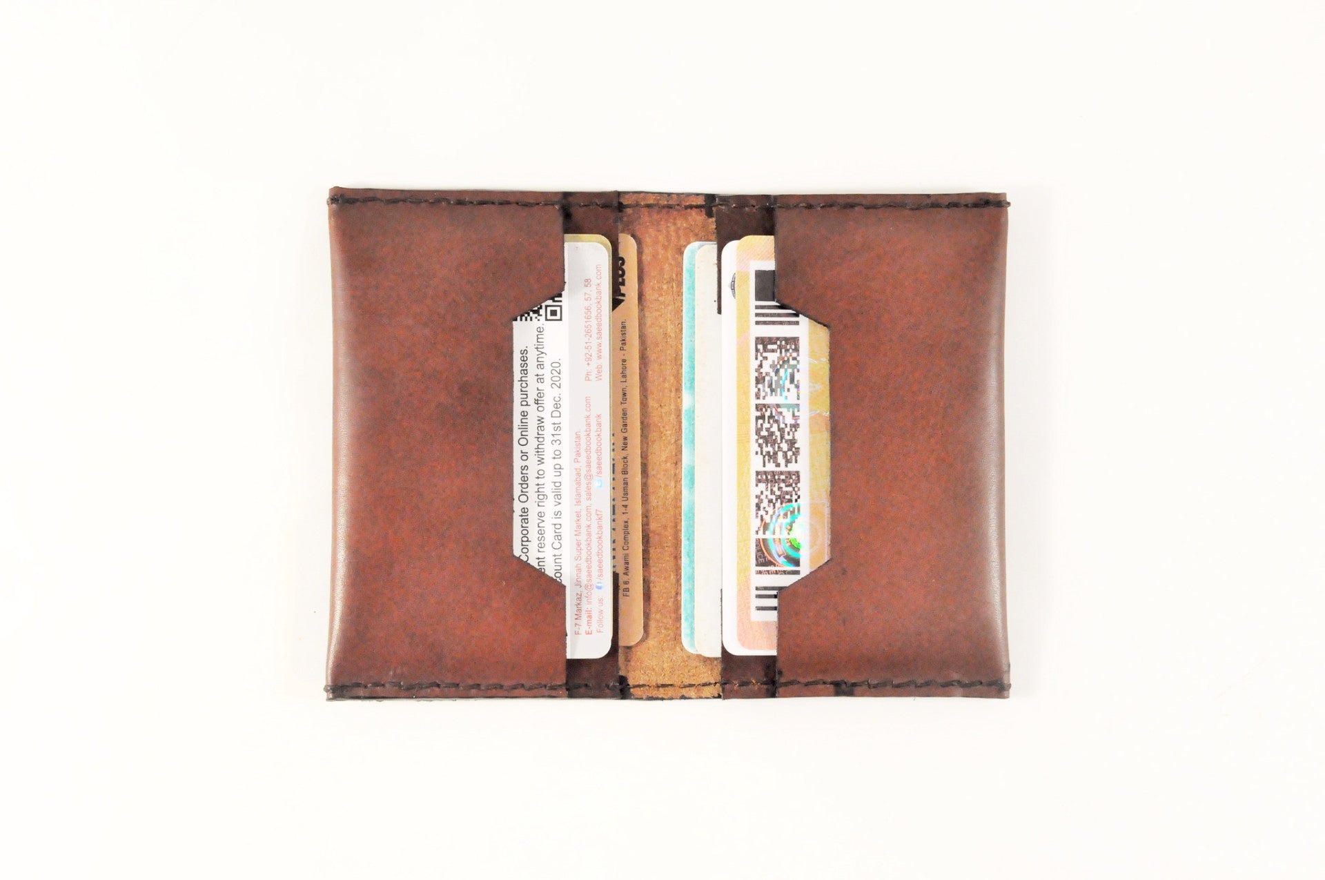 Leather Bifold Card Wallet