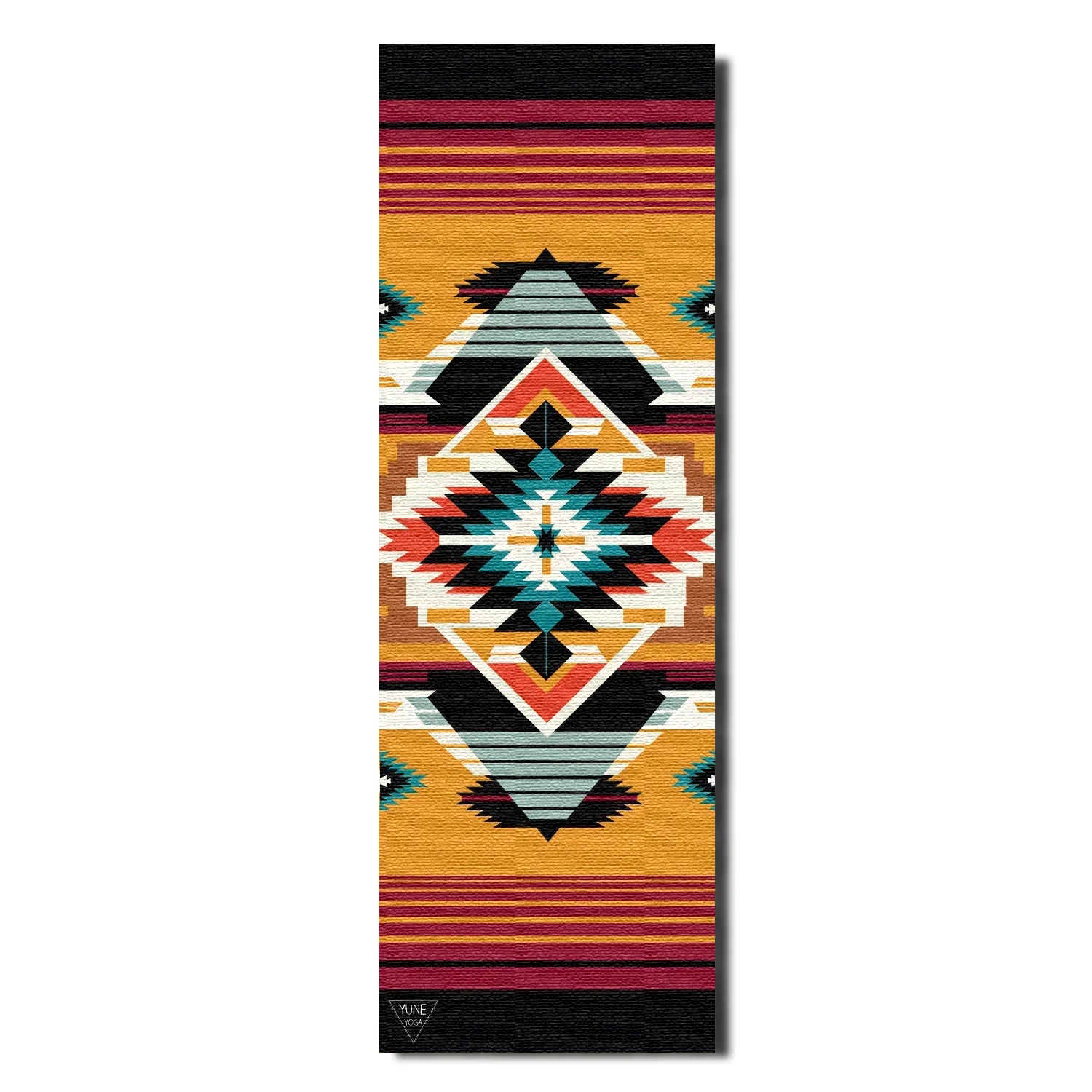 Coyote Falls Yoga Mat โ 6 mm Extra Thick, Double-Sided Non-Slip, Eco-Friendly PER with UV-Printed Canyon Design | Yune Yoga