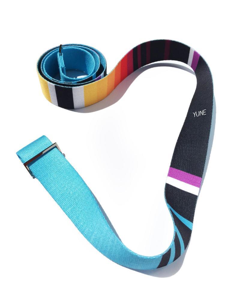 Horatio Yoga Strap โ Blue Stretching Strap w/ Metal Buckles | Yune Yoga