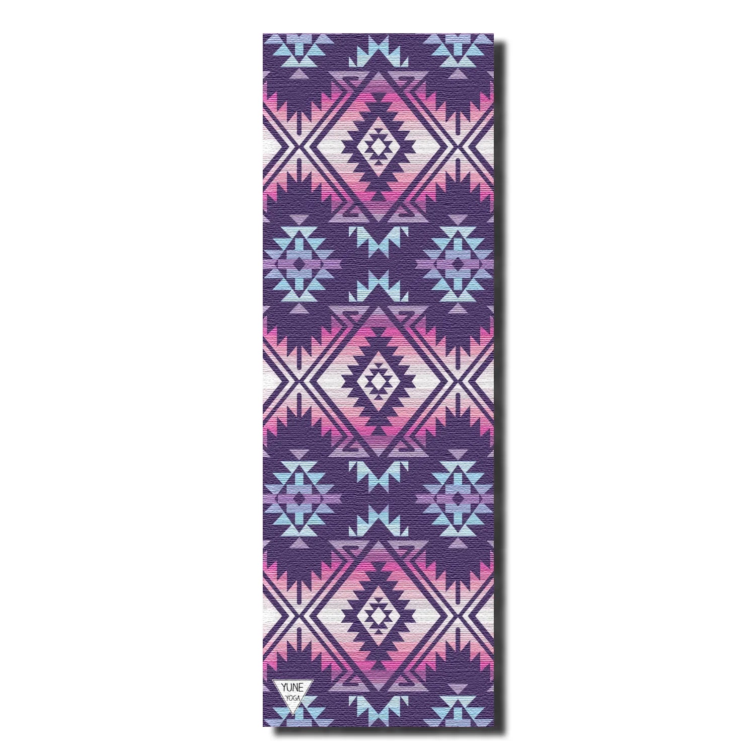 Jerome Midnight Yoga Mat – 6 mm Extra Thick, Double-Sided Non-Slip, Eco-Friendly PER with Deep Purple Midnight Design | Yune Yoga