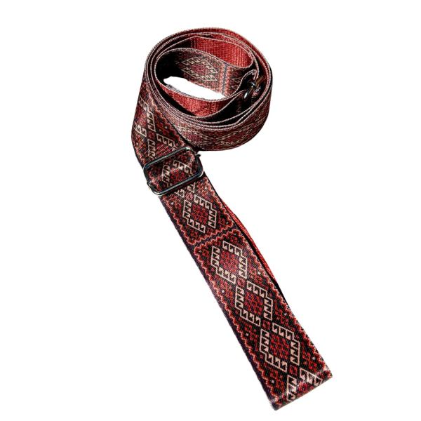 Moab Sunset Yoga Strap – Red Stretching Strap w/ Metal Buckles | Yune Yoga