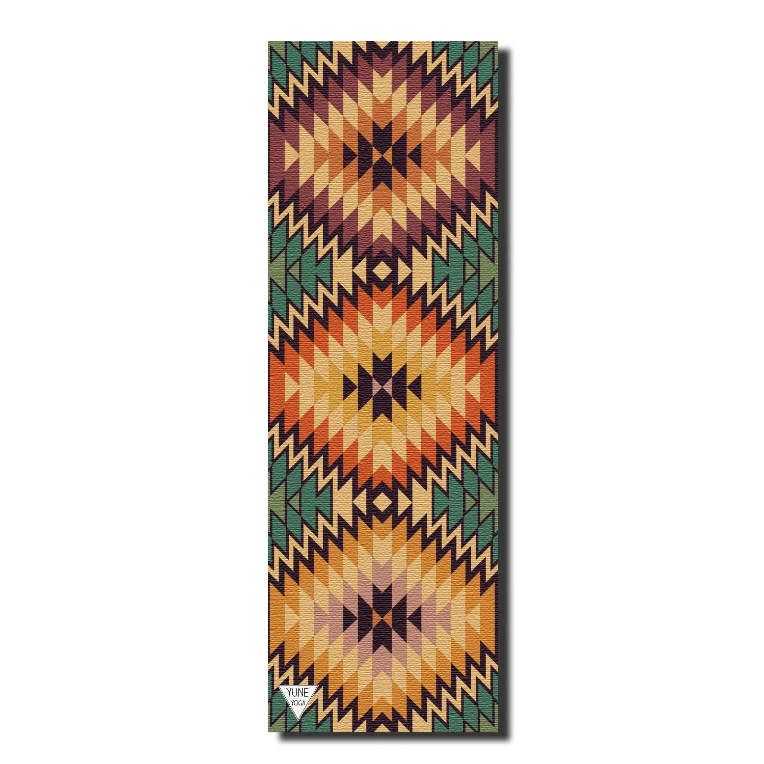 Red Rocks Grass Yoga Mat โ 6 mm Extra Thick, Double-Sided Non-Slip, Eco-Friendly PER with Desert Canyon Design | Yune Yoga