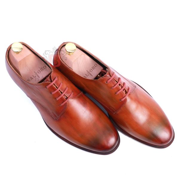 Sandro - Chestnut Derby Shoes