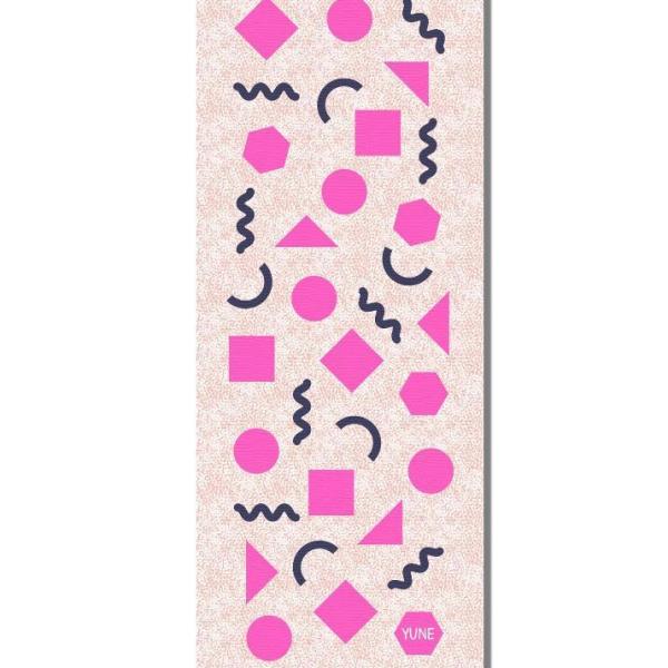 Yoga Mat | 6mm Thick | Pink | Non-Slip | Eco Friendly | Yune Yoga | Titania