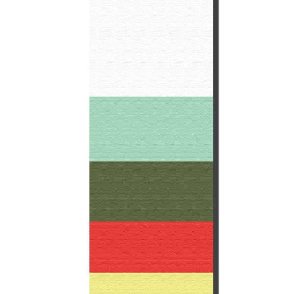 Yoga Mat | 6mm Thick | Multi Color Striped | Non-Slip | Eco Friendly | Yune Yoga | Trestles
