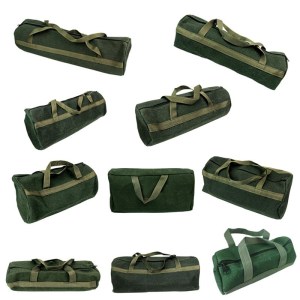 Large Canvas Electrician's Tool Bag Wear-resistant Portable - Image 1