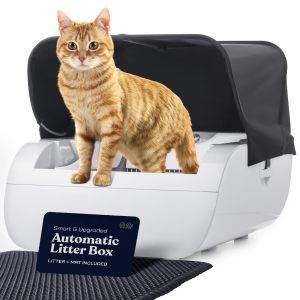 Smart Cat Litter Box Cat Litter Box Wide Opening - Image 1